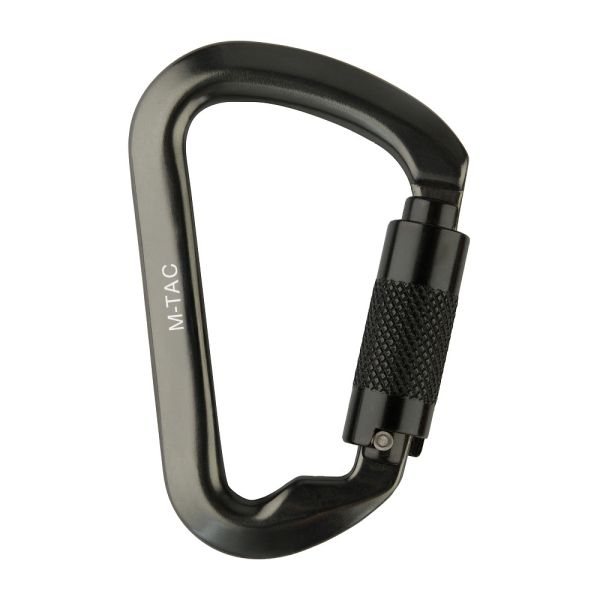 M-TAC® Key-Lock Karabiner Vorderansicht auf weissem Hintergrund